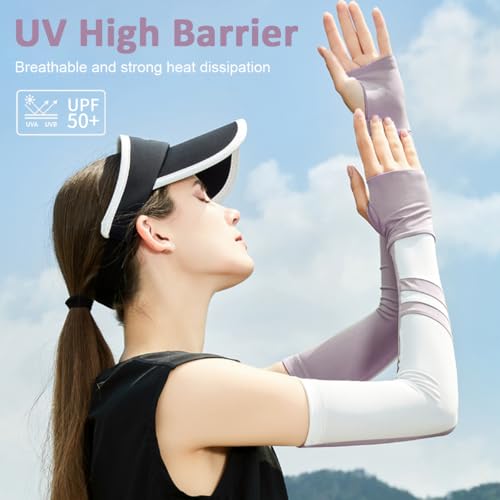 PALAY® Hand Cover Arm Sleeves for Women UV Protection Summer UPF 50 Sun Gloves Bike Golf Hiking Driving Quick Dry Breathable 3 PCS PALAY® Hand Cover Arm Sleeves for Women UV Protection Summer UPF 50 Sun Gloves Bike Golf Hiking Driving Quick Dry Breathable 3 PCS